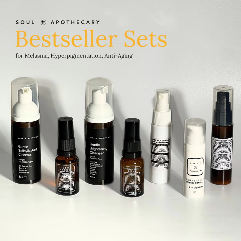 SOUL APOTHECARY Bestseller Sets for Melasma, Hyperpigmentation & Anti-Aging (BS7 & BS8)
